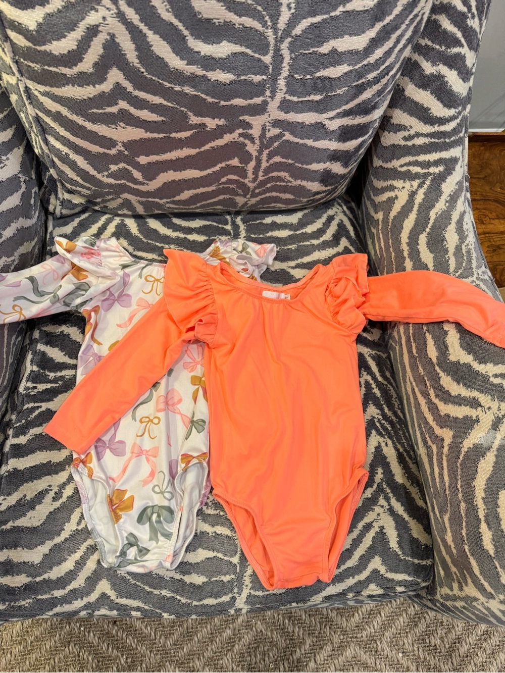 Set of 2 EUC Mila & Rose long sleeve leotards
